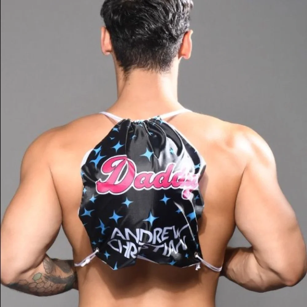 Andrew Christian Daddy Backpack – Black – NEW 🖤